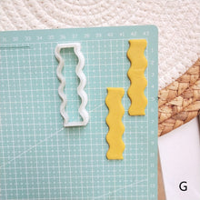 Load image into Gallery viewer, Minimalistic Style Polymer Clay Cutter Cutting Mold DIY Earrings Botanical Geometrical Shape Polymer Clay Molds for Jewelry Earrings Making
