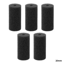 Load image into Gallery viewer, 5pcs Aquarium Pre Filter Sponge Fish Tank Inflow Inlet Filter Foam Roll For Prevent Small Fish Shrimp Being Sucked Filter Barrel Tool
