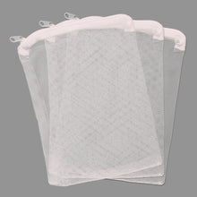 Load image into Gallery viewer, 10Pcs Filter Net Bag Mesh Bag Aquarium Pond For Biochemical Ball Carbon Aquarium Fish Tank Ceramic Ring Isolation Bag White Black
