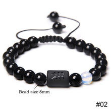 Load image into Gallery viewer, 12 Constellations Woven Bracelet Creative Fashion Bracelet Adjustable Beaded Bracelet Jewelry Gift for Men Women
