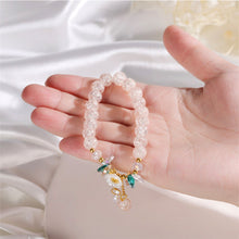Load image into Gallery viewer, Flower Crystal Bracelet Adjustable Beaded Crystal Bracelet Simple Versatile Bracelet Jewelry Gift for Women
