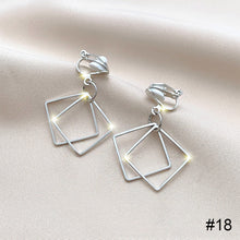 Load image into Gallery viewer, Stylish Tassel Ear Clips Earrings Versatile Alloy Ear Studs Earrings Temperamental Earrings Jewelry for Women
