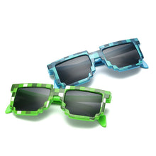 Load image into Gallery viewer, Fashion Sunglasses Kids Cosplay Action Game Toy Square Pixel Mosaic Glasses Toys for Children Gift 5 Color
