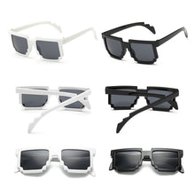 Load image into Gallery viewer, Fashion Sunglasses Kids Cosplay Action Game Toy Square Pixel Mosaic Glasses Toys for Children Gift 5 Color
