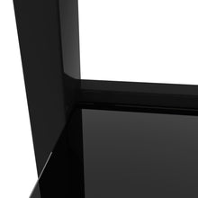 Load image into Gallery viewer, Black Glass Coffee Table, Clear Coffee Table，Modern Side Center Tables for Living Room， Living Room Furniture
