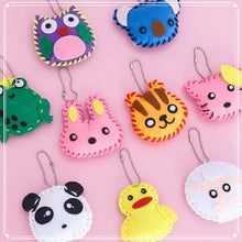 Load image into Gallery viewer, 10Pcs/lot Handcraft Pendant Toys for Children Non-woven Fabric DIY Handmade Keychain Ornaments Arts Crafts Kits Creative Toy
