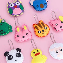 Load image into Gallery viewer, 10Pcs/lot Handcraft Pendant Toys for Children Non-woven Fabric DIY Handmade Keychain Ornaments Arts Crafts Kits Creative Toy

