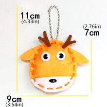 Load image into Gallery viewer, 10Pcs/lot Handcraft Pendant Toys for Children Non-woven Fabric DIY Handmade Keychain Ornaments Arts Crafts Kits Creative Toy
