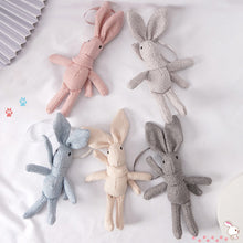 Load image into Gallery viewer, Rabbit Plush Animal Stuffed Dress Rabbit Key Chain Kid's Party Plush Toy Bouquet Plush Dolls Gifts Birthday Wedding Party Decor
