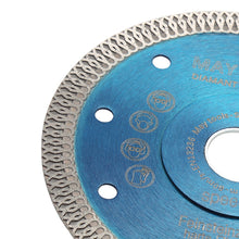 Load image into Gallery viewer, 105/110/115/125mm Turbo Diamond Saw Blade Porcelain Tile Ceramic Blades Granite Marble Dry/Wet Cutting Disc for Angle Grinder
