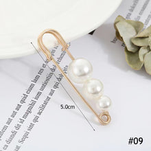 Load image into Gallery viewer, Temperamental Imitation Pearl Brooch Multifunctional Waist Retraction Pin Decoration Buckle Brooch Clothing Accessory

