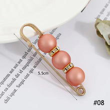 Load image into Gallery viewer, Temperamental Imitation Pearl Brooch Multifunctional Waist Retraction Pin Decoration Buckle Brooch Clothing Accessory
