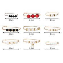 Load image into Gallery viewer, Temperamental Imitation Pearl Brooch Multifunctional Waist Retraction Pin Decoration Buckle Brooch Clothing Accessory
