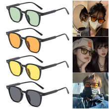 Load image into Gallery viewer, Creative Rice Nail Square Frame Polarized Sunglasses UV Protection Sunglasses Men and Women Outdoor Travel Glasses
