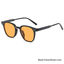 Load image into Gallery viewer, Creative Rice Nail Square Frame Polarized Sunglasses UV Protection Sunglasses Men and Women Outdoor Travel Glasses
