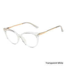 Load image into Gallery viewer, Anti-blue Cat Eye Retro Eyeglass Art Retro Polygon Anti Blue Light Glasses Leopard Frame Fashion Transparent Glasses
