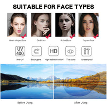 Load image into Gallery viewer, Anti-blue Cat Eye Retro Eyeglass Art Retro Polygon Anti Blue Light Glasses Leopard Frame Fashion Transparent Glasses
