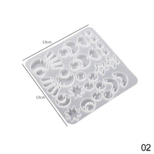 Load image into Gallery viewer, Earring Pendant Epoxy Silicone Mold Geometry Anomalous Shape Necklace Key Chain Pendant Resin Mold Jewelry Making Accessories
