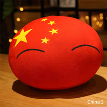 Load image into Gallery viewer, 10cm Creativity Polandball Plush Pendant Country Ball Plush Keyring Gift MINI Ball Toy ITALY Korea USSR Handbag Decorations Keychain
