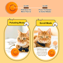 Load image into Gallery viewer, Smart Cat Toys Automatic Rolling Ball with Light Electric Cat Interactive Toys Cats Training Self-moving Kitten Toys for Indoor Playing
