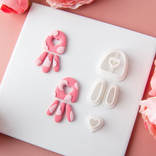 Load image into Gallery viewer, Polymer Clay Earring Cutter Cutting Mold DIY French Earrings Jewelry Pendant Embossing Making Tool
