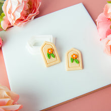 Load image into Gallery viewer, Geometric Polymer Clay Earring Cutter Cutting Mold DIY French Earrings Jewelry Pendant Embossing Making Tool
