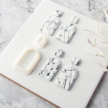 Load image into Gallery viewer, Geometric Polymer Clay Earring Cutter Cutting Mold DIY French Earrings Jewelry Pendant Embossing Making Tool
