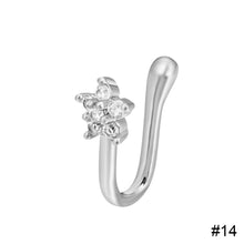 Load image into Gallery viewer, Non-perforated U-shaped Nose Clip Star Love Crown Nose Ring Fashion Creative Nasal Ornament Jewelry Accessory
