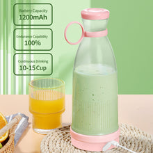 Load image into Gallery viewer, Portable USB Chargeable Electric Blender Mixer Juicer Fruit Extractors Handheld Fruit Squeezer Milk Shake Smoothie Ice Maker
