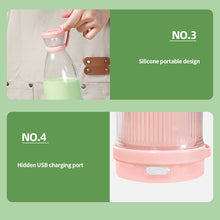 Load image into Gallery viewer, Portable USB Chargeable Electric Blender Mixer Juicer Fruit Extractors Handheld Fruit Squeezer Milk Shake Smoothie Ice Maker
