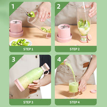 Load image into Gallery viewer, Portable USB Chargeable Electric Blender Mixer Juicer Fruit Extractors Handheld Fruit Squeezer Milk Shake Smoothie Ice Maker
