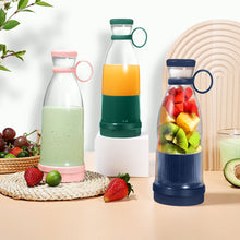 Load image into Gallery viewer, Portable USB Chargeable Electric Blender Mixer Juicer Fruit Extractors Handheld Fruit Squeezer Milk Shake Smoothie Ice Maker
