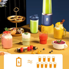 Load image into Gallery viewer, 300ml Portable Juicer Blender Electric Fruit Juicer USB Charging Lemon Orange Fruit Juicing Cup Smoothie Blender Machine
