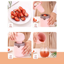 Load image into Gallery viewer, Manual Plastic Fruit Juicer Citrus Orange Squeezer Lid Rotation Press Anti-Slip Reamer for Lemon Lime Grapefruit Kitchen Accessories
