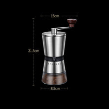 Load image into Gallery viewer, 6/8 Gears Adjustable Home Portable Manual Coffee Grinder Mini Stainless Steel Handmade Coffee Bean Grinder Hand Crank Tools
