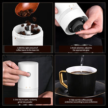 Load image into Gallery viewer, Portable Electric Coffee Bean Grinder USB Type-C Charging Mini Coffee Bean Mill Grinder Espresso Spice Grinder for Drip Coffee
