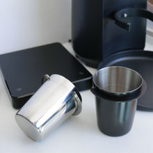 Load image into Gallery viewer, 58/51mm Coffee Dosing Cup Sniffing Mug for Espresso Machine Wear Resistant Stainless Steel Coffee Dosing Cup Distributor Coffeeware

