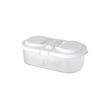 Load image into Gallery viewer, Double Compartment Covered Kitchen Food Grain Sealed Tank Snacks Storage Box Multifunctional Kitchen Refrigerator Plastic Container
