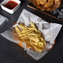 Load image into Gallery viewer, 50Sheets Oil-Proof Wax Paper Food Wrapper Paper Bread Sandwich Burger Fries Wrapping Baking Tools Fast Food Bread Oilpaper
