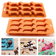 Load image into Gallery viewer, 3D Dachshund Chocolate Cake Molds Beer Ice Cube Mold Party DIY Fondant Baking Cooking Decorating Tools
