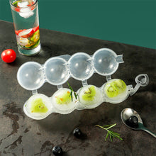 Load image into Gallery viewer, 4 Hole Ice Cube Makers Round Ice Ball Mold Whisky Cocktail Vodka Ball Ice Mould Bar Ice Cream Maker Party Bar Supplies Kitchen Tools
