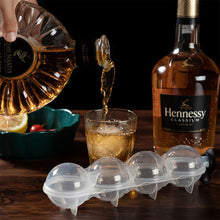 Load image into Gallery viewer, 4 Hole Ice Cube Makers Round Ice Ball Mold Whisky Cocktail Vodka Ball Ice Mould Bar Ice Cream Maker Party Bar Supplies Kitchen Tools
