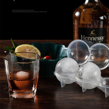 Load image into Gallery viewer, 4 Hole Ice Cube Makers Round Ice Ball Mold Whisky Cocktail Vodka Ball Ice Mould Bar Ice Cream Maker Party Bar Supplies Kitchen Tools
