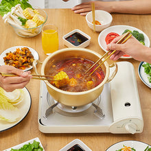 Load image into Gallery viewer, Korean Ramen Noodles Pot Aluminum Soup Pot With Lid Noodles Milk Egg Soup Cooking Pot Fast Heating For Kitchen Cookware
