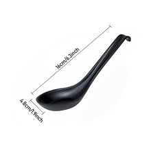 Load image into Gallery viewer, Japanese Style Melamine Beef Ramen Bowl Fast Food Tableware Black Frosted Noodles Soup Bowl Spoon Dinnerware Kitchen Accessories
