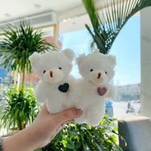 Load image into Gallery viewer, 12cm Cute Bear Plush Keyring Pendant Soft Stuffed Plush Keychain Toy Backpack Pendant Birthday Gifts For Children

