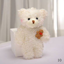 Load image into Gallery viewer, 10cm Cute Bear Plush Keyring Pendant Soft Stuffed Plush Keychain Toy Backpack Pendant Birthday Gifts For Children
