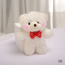 Load image into Gallery viewer, 10cm Cute Bear Plush Keyring Pendant Soft Stuffed Plush Keychain Toy Backpack Pendant Birthday Gifts For Children
