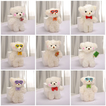 Load image into Gallery viewer, 10cm Cute Bear Plush Keyring Pendant Soft Stuffed Plush Keychain Toy Backpack Pendant Birthday Gifts For Children
