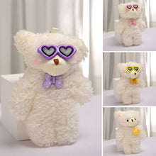 Load image into Gallery viewer, 10cm Cute Bear Plush Keyring Pendant Soft Stuffed Plush Keychain Toy Backpack Pendant Birthday Gifts For Children
